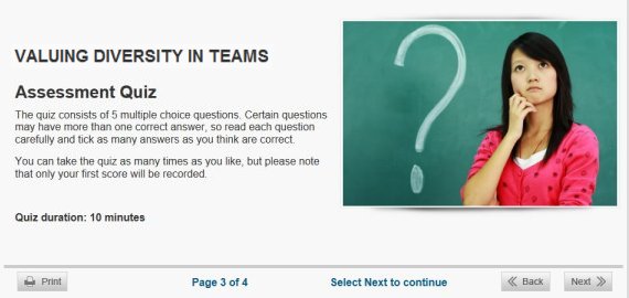 valuing diversity in teams online